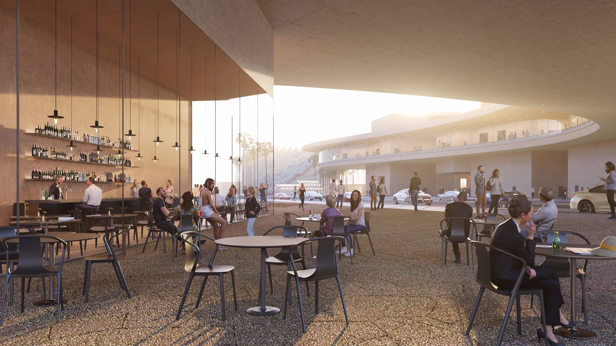 Peter Zumthor's new LACMA design. Courtesy of Atelier Peter Zumthor.