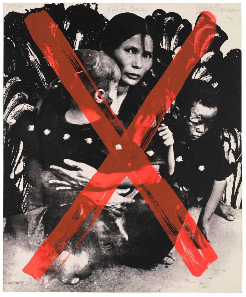 Carol Summers, <i>Kill for Peace, 1967</i> from Artists and Writers Protest Against the War in Vietnam, 1967. Courtesy of the Whitney Museum of American Art.