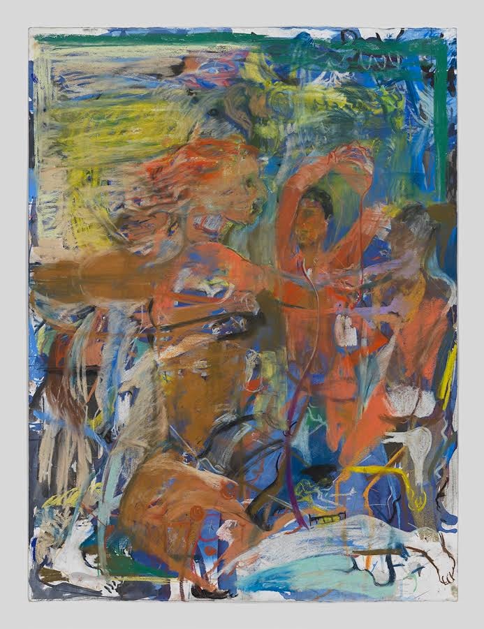 Cecily Brown, <em>Untitled (Young Spartans)</em>, 2015. Courtesy of Planned Parenthood. 