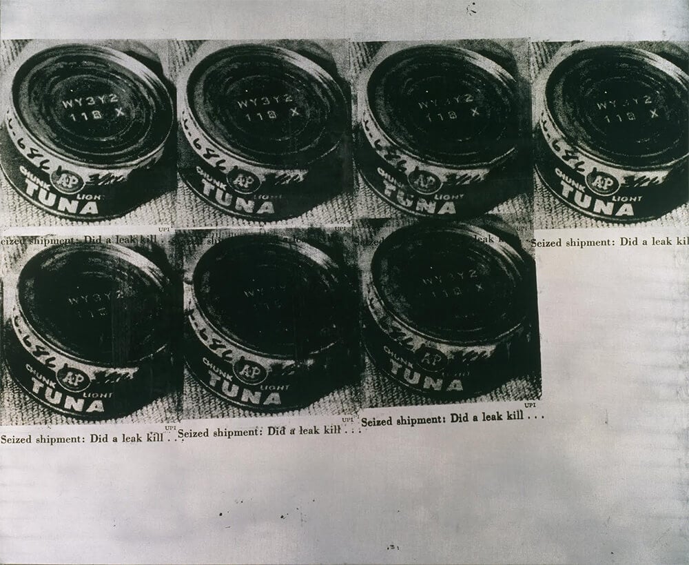 Andy Warhol's <i>Tunafish Disaster</i>, (1963). © Collection of The Andy Warhol Museum, Pittsburgh. 