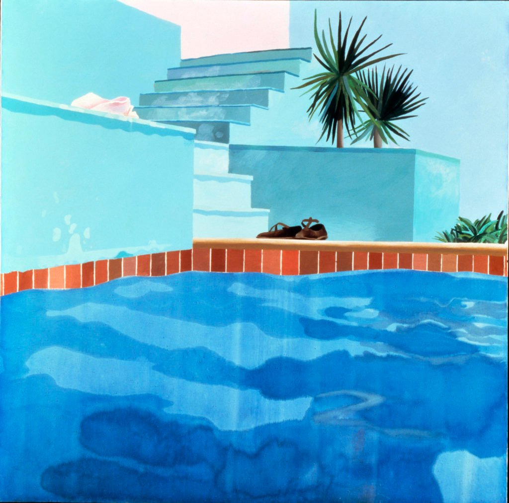 David Hockney, Pool and Steps, Le Nid du Duc (1971). © David Hockney