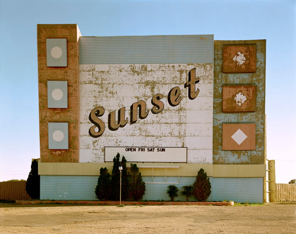 Stephen Shore, West 9th Avenue, Amarillo, Texas, October 2, 1974 (1974). Chromogenic color print, printed 2013, 17 × 21 3/4 in. The Museum of Modern Art, New York. Acquired through the generosity of an anonymous donor. ©Stephen Shore.