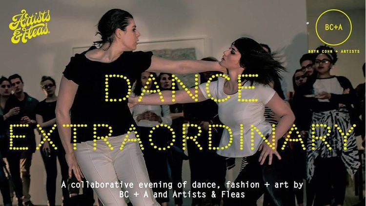 A promotional poster for "Dance Extraordinary." Courtesy of Artists & Fleas.