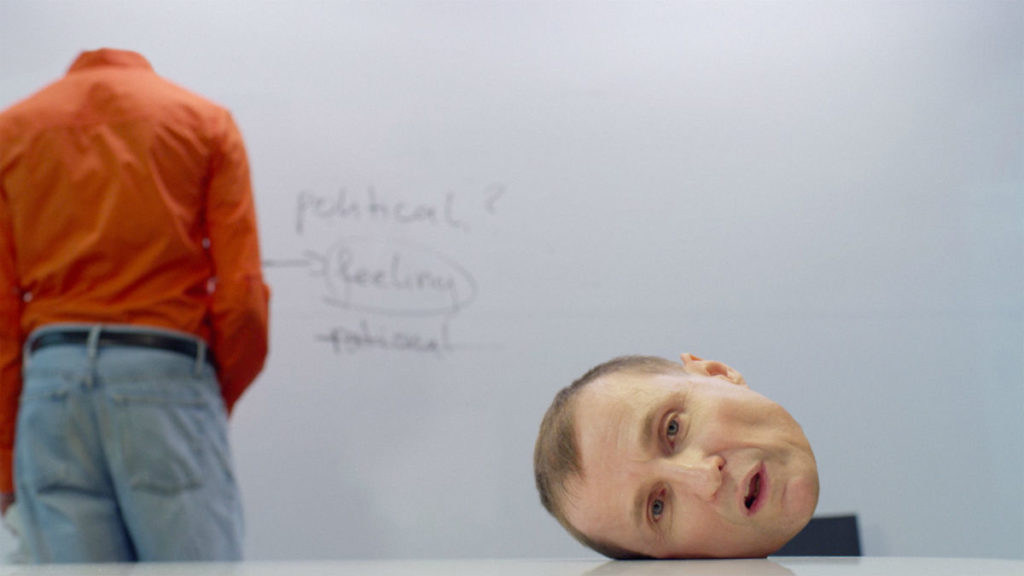 Still from <em>General Intellects</em> with Mackenzie Wark. Image courtesy DIS.