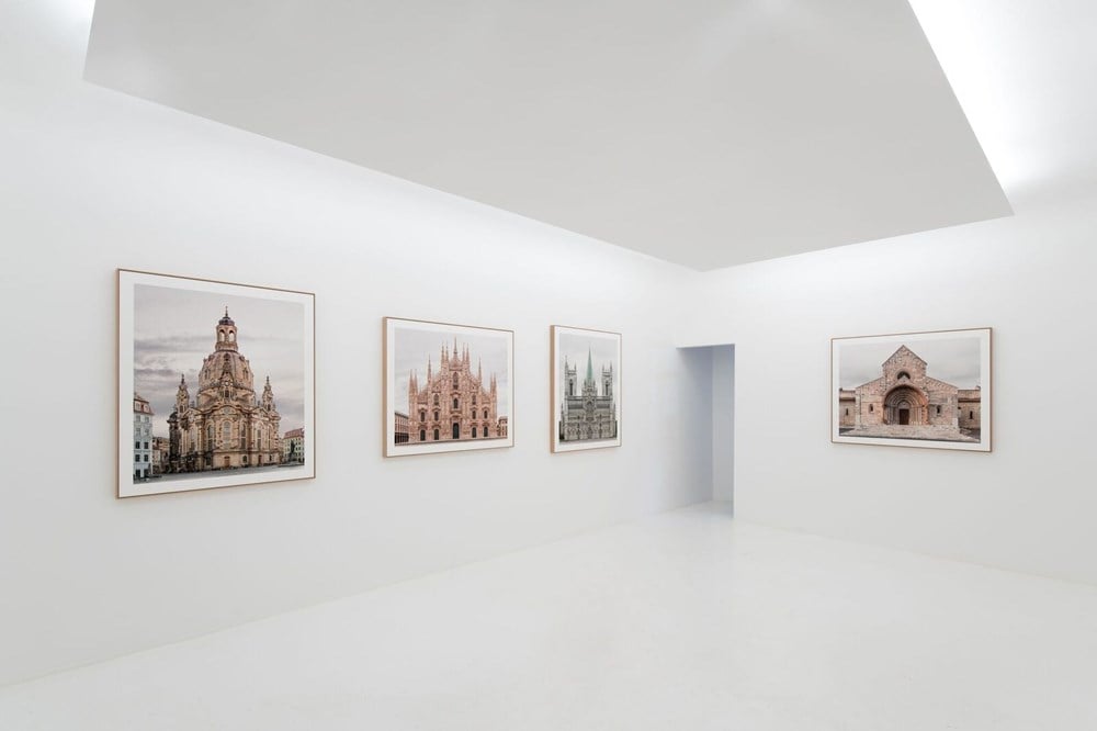 Installation view of "Markus Brunetti: FACADES" at Axel Vervoordt Gallery in Hong Kong. Courtesy of the artist and Axel Vervoordt Gallery.
