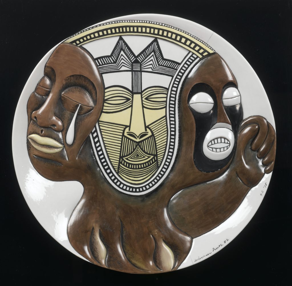 Judy Chicago, Sojourner Truth #2, Plate, (1978). Courtesy of the artist.