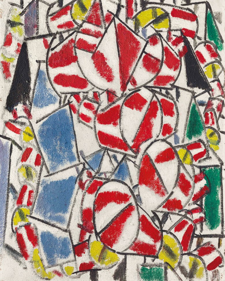 Fernand Léger, Contraste de formes, painted in 1913. From the Impressionist & Modern Art Evening Sale on 13 November 2017 at Christie’s in New York.