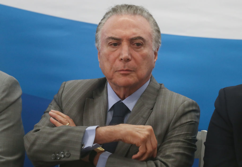 Brazilian president Michael Temer has been hostile towards the arts since he took power. Photo by Mario Tama/Getty Images.
