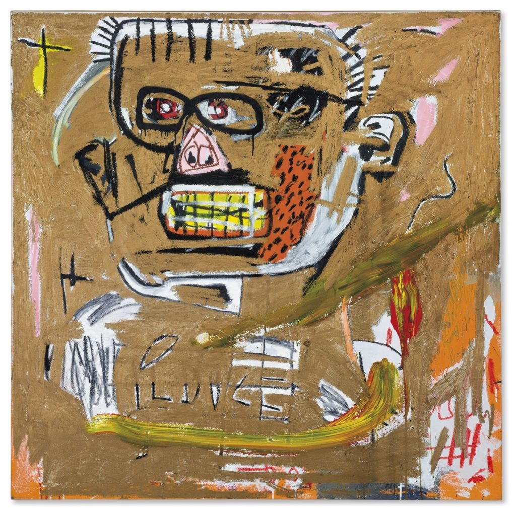 Jean-Michel Basquiat's II Duce (1982). Courtesy of Christie's Images Ltd.