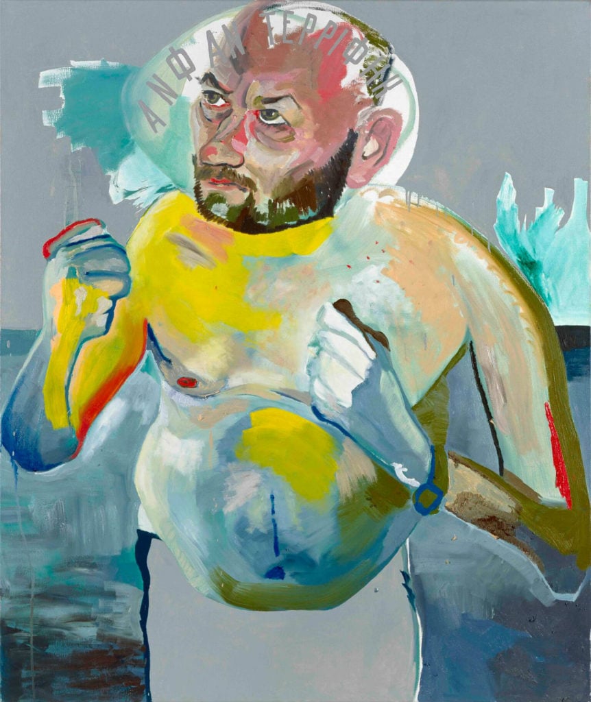 Martin Kippenberger, Ohne Titel (aus der Serie Hand Painted Pictures) Untitled (from the series Hand Painted Pictures) (1992) © Estate of Martin Kippenberger, Galerie Gisela Capi tain, Cologne Image Courtesy of Skarstedt New York