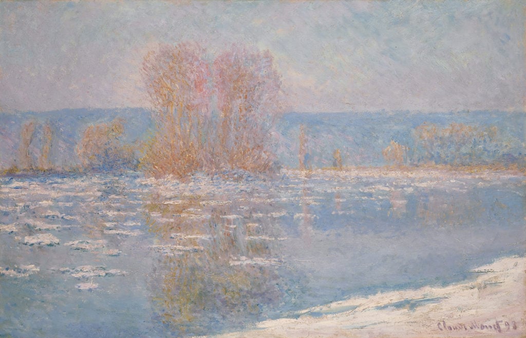 Claude Monet, <i>Les Glacons, Bennecourt</i>