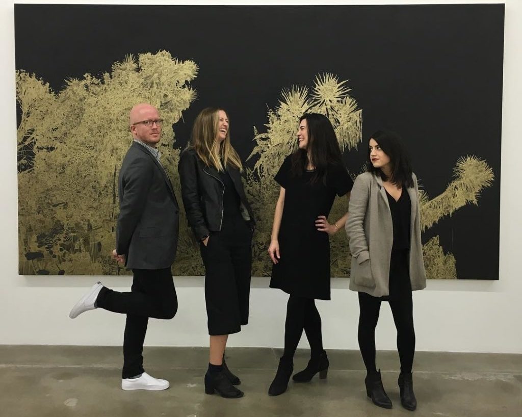 SVLAPeeps celebrating our last show of 2015 - Whitney Bedford "West of Eden" Thank you all for making 2015 a spectacular year at the gallery! @vielmettergallery via Instagram.