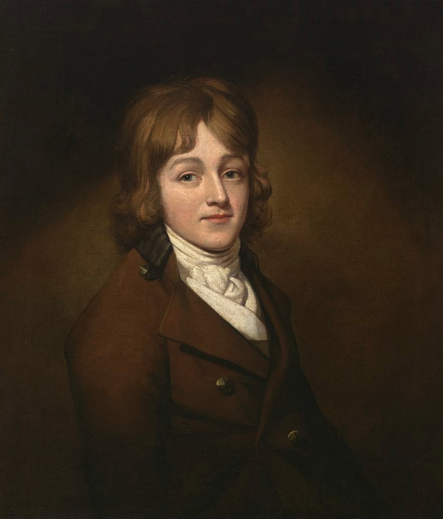 Rembrandt Peale, <i>Francis Scott Key</i>, (1796). Courtesy of the National Portrait Gallery, Smithsonian Institution. 