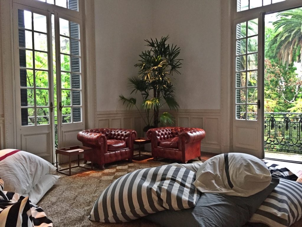 Interior of the Art Basel Cities House in Buenos Aires. Photo: Janelle Zara.