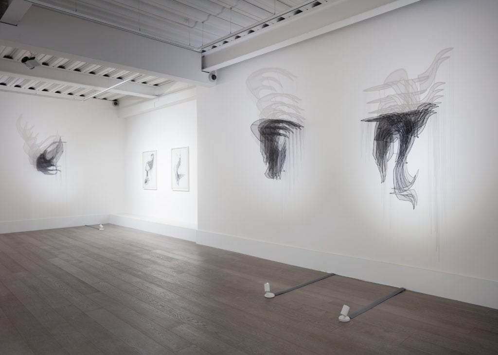 Installation view of "Echo's Chamber. Courtesy of Sophia Contemporary Gallery.