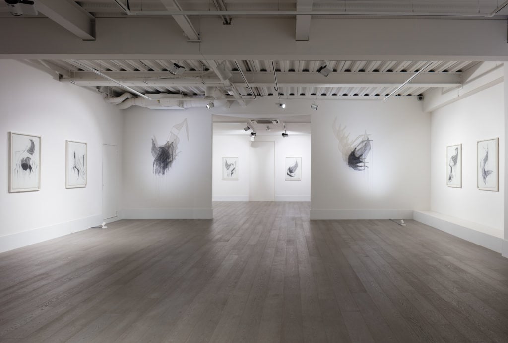 Installation view of "Echo's Chamber. Courtesy of Sophia Contemporary Gallery.