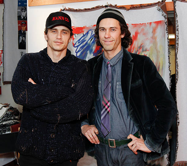 Tom and James Franco. Photo courtesy of Kimberley White/Getty Images for Art of Elysium. 