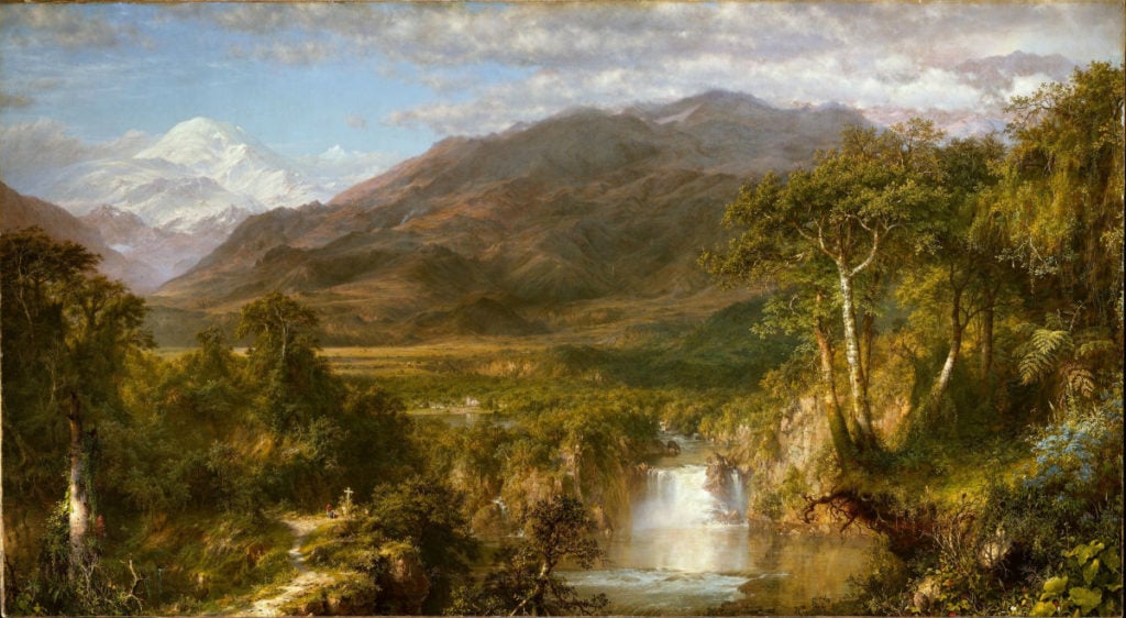 Fredric Edwin Church, <em>Heart of the Andes</em> (1859), from the Metropolitan Museum of Art collection.