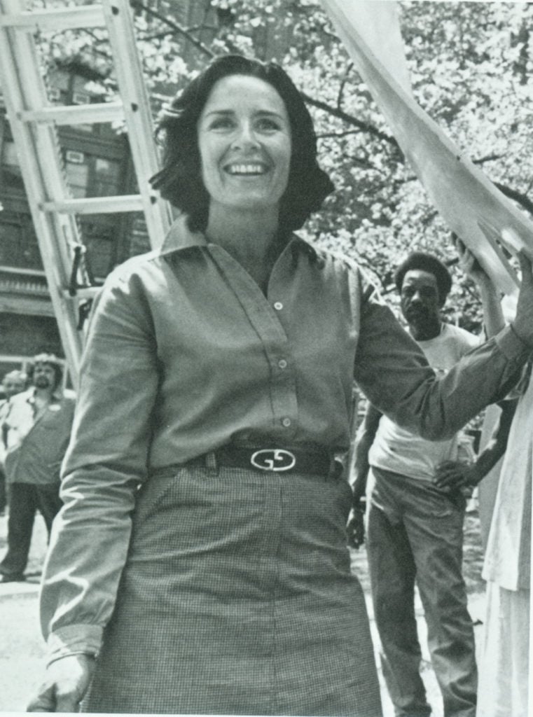 Doris C. Freedman. Photo courtesy of the Public Art Fund. 