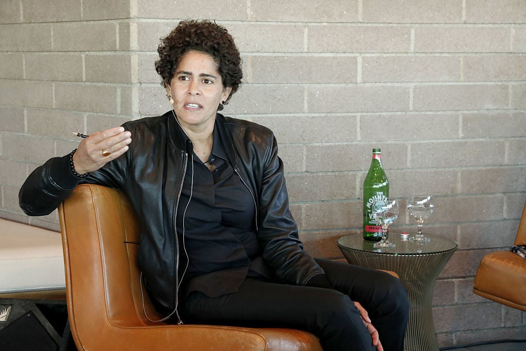 Panelist and Artist Julie Mehretu. hoto by Rachel Murray/Getty Images for Visionary Women.