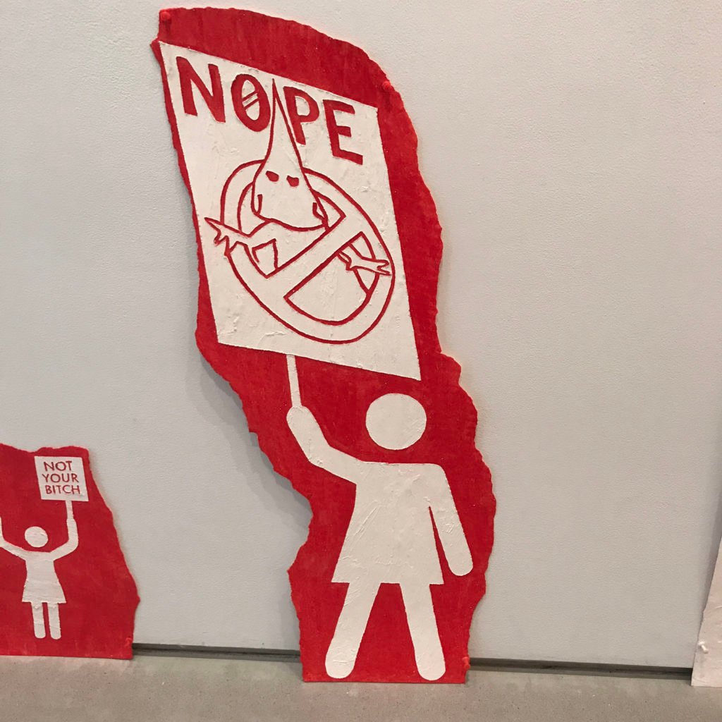 Michael Landy's <i>Protesters</i>, detail (2017). Courtesy the artist and Sperone Westwater, New York.