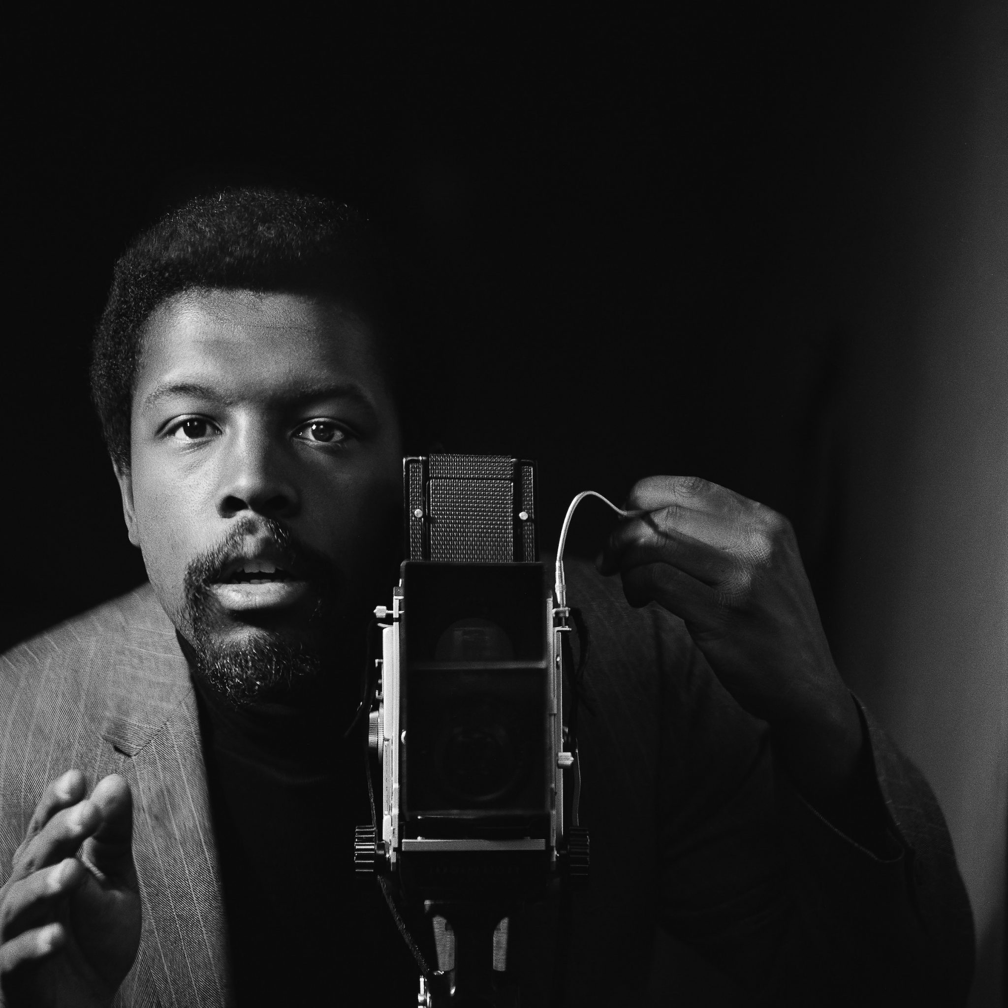 Kwame Brathwaite's Untitled (Self Portrait) (1964, printed 2017). Courtesy of the artist and Cherry and Martin, Los Angeles.