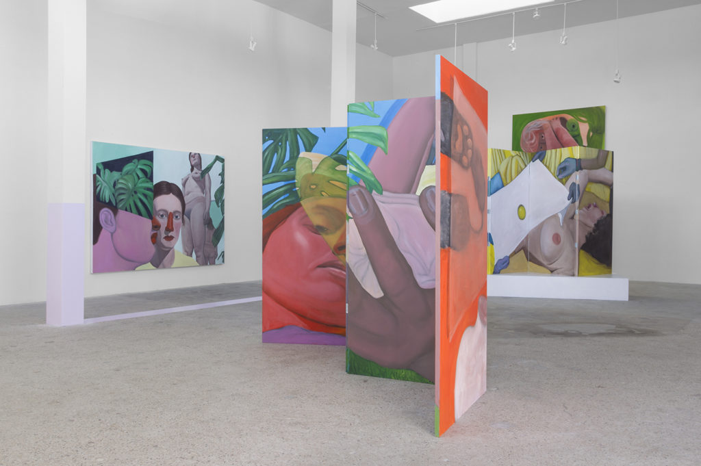 Installation view of Anja Salonen's "New Dimensions in Recreation." Photo courtesy of the artist and ltd los angeles. Photo by Blake Jacobsen.