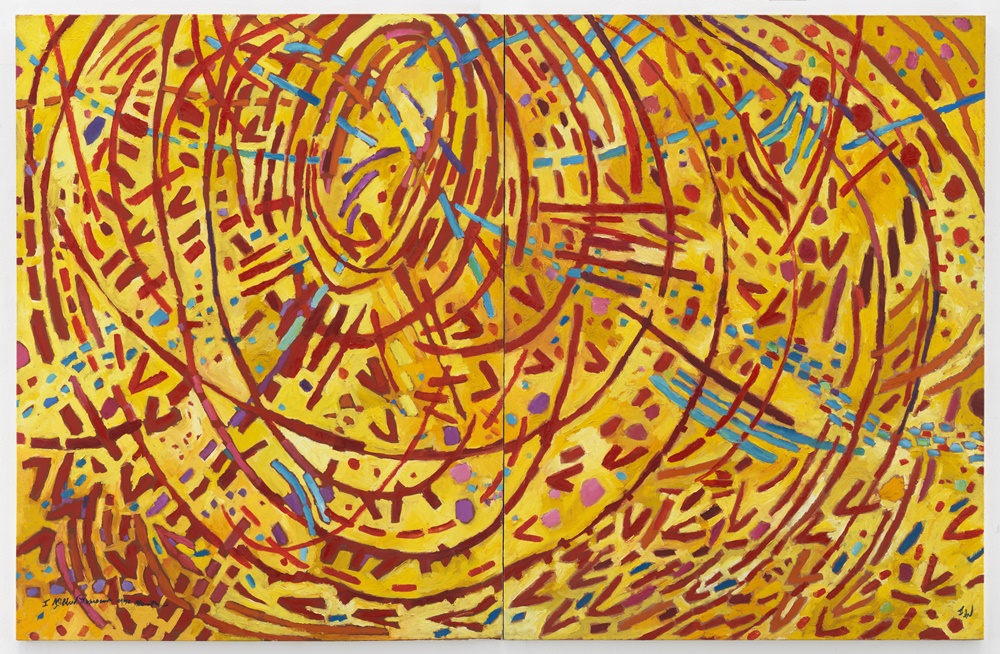 Mildred Thompson< Magnetic Fields (1991) ©The Mildred Thompson Estate Courtesy Galerie Lelong & Co., New York