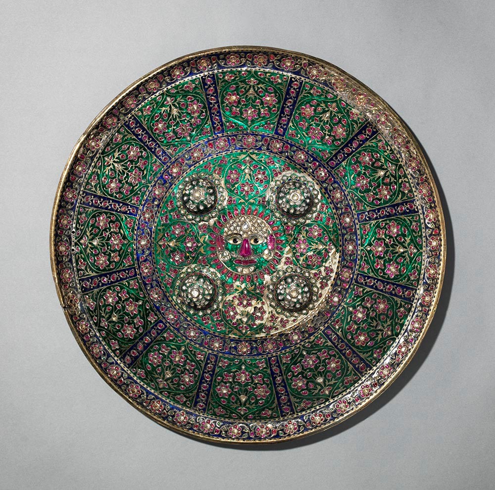 Probably Rajasthan, <em>Shield</em> (19th century). Courtesy the al-Sabah Collection, Kuwait.