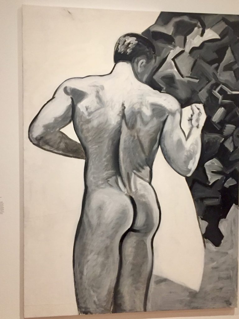 Mundo Meza's <i>Untitled (Male nude)</i> (c. 1983). Photo: Ben Davis. 