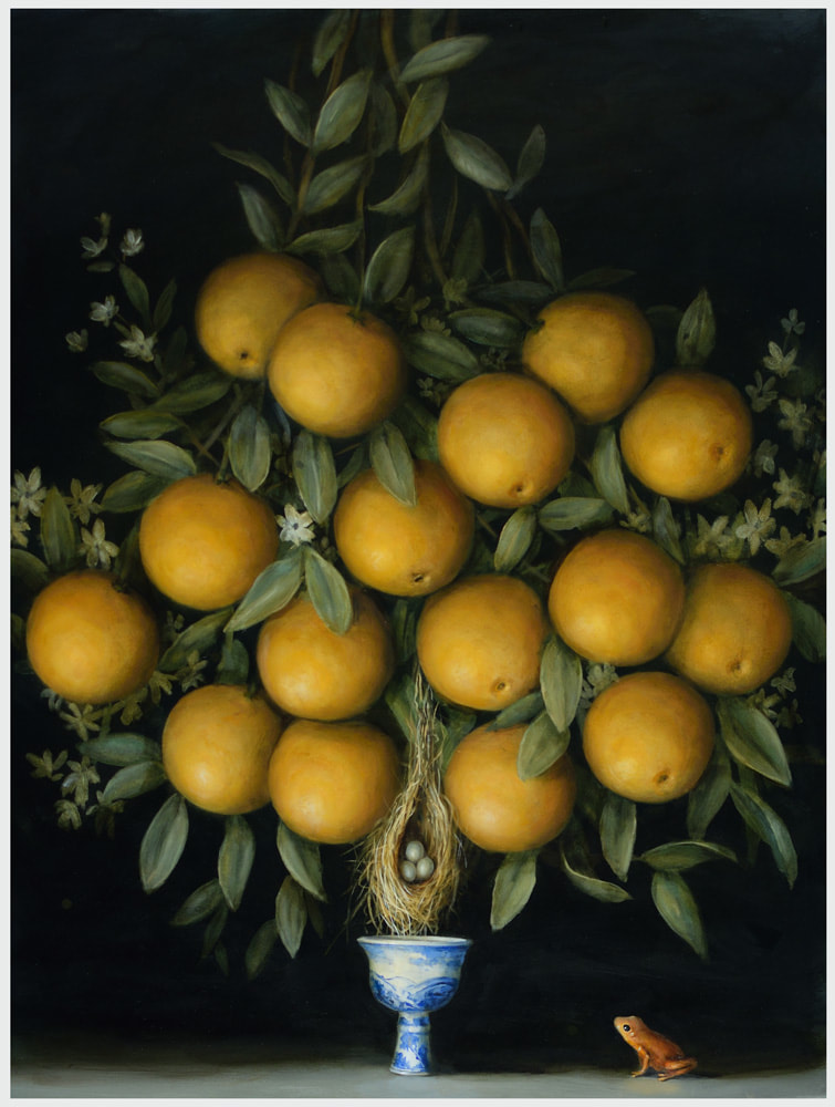 David Kroll, Oranges (2017). Courtesy of Zolla/Lieberman Gallery.