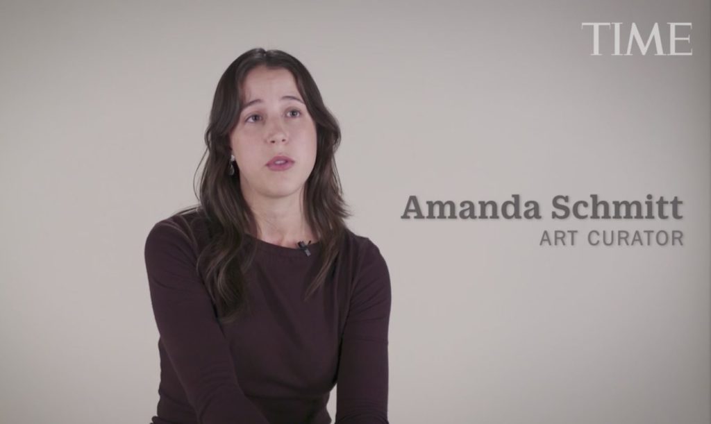 Amanda Schmitt speaking in TIME's "Silence Breakers" Video. Screenshot, © TIME Inc.