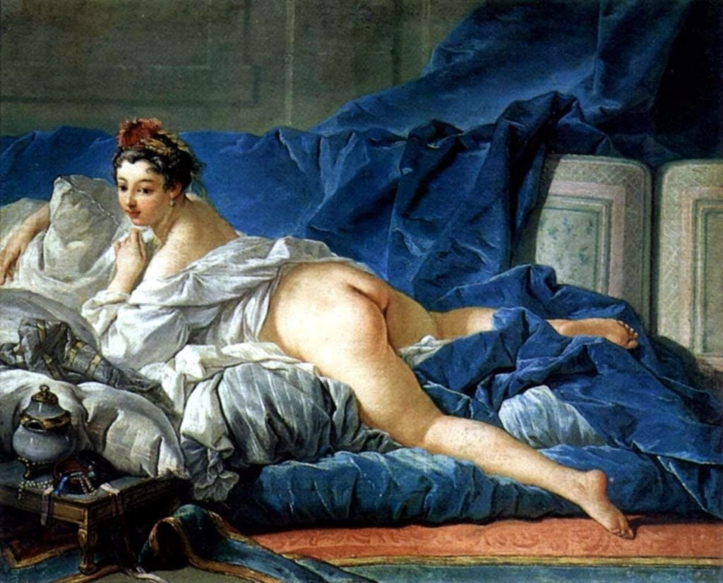 François Boucher, Brown Odalisque (1745). Courtesy of the Louvre.