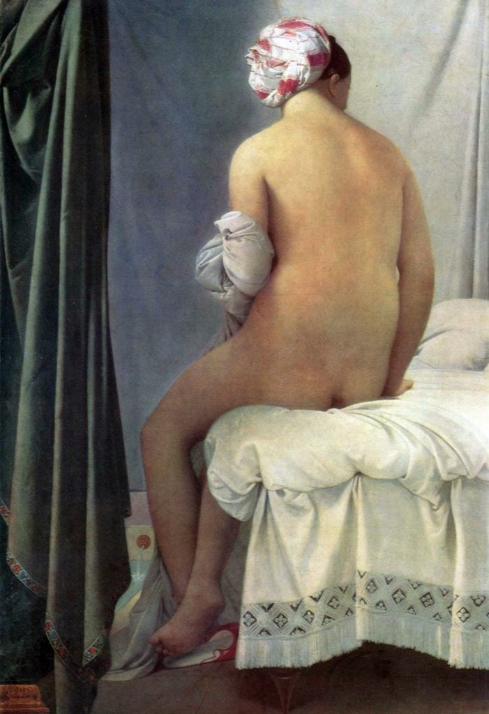 Jean Auguste Dominique Ingres, The Valpincon Bather (1808). Courtesy of the Louvre.
