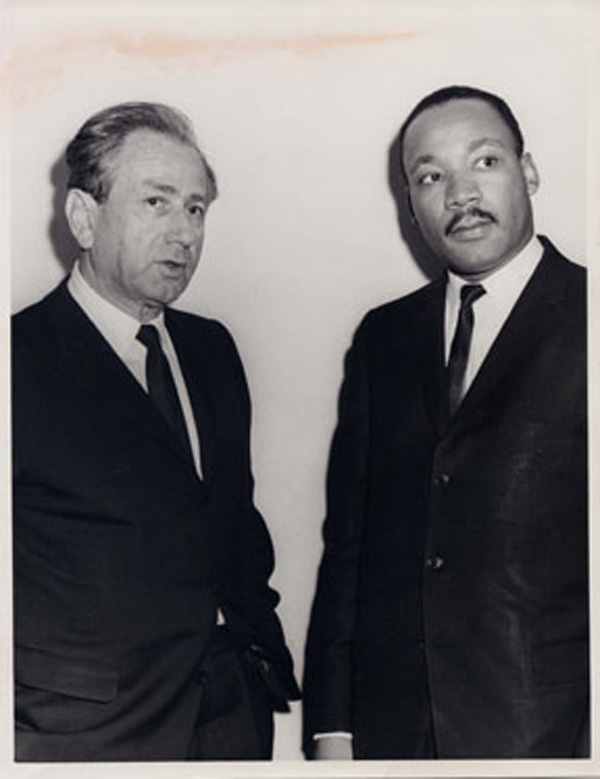 Joachim Prinz and Martin Luther King Jr. Courtesy of <em>I Shall Not Be Silence</em>.