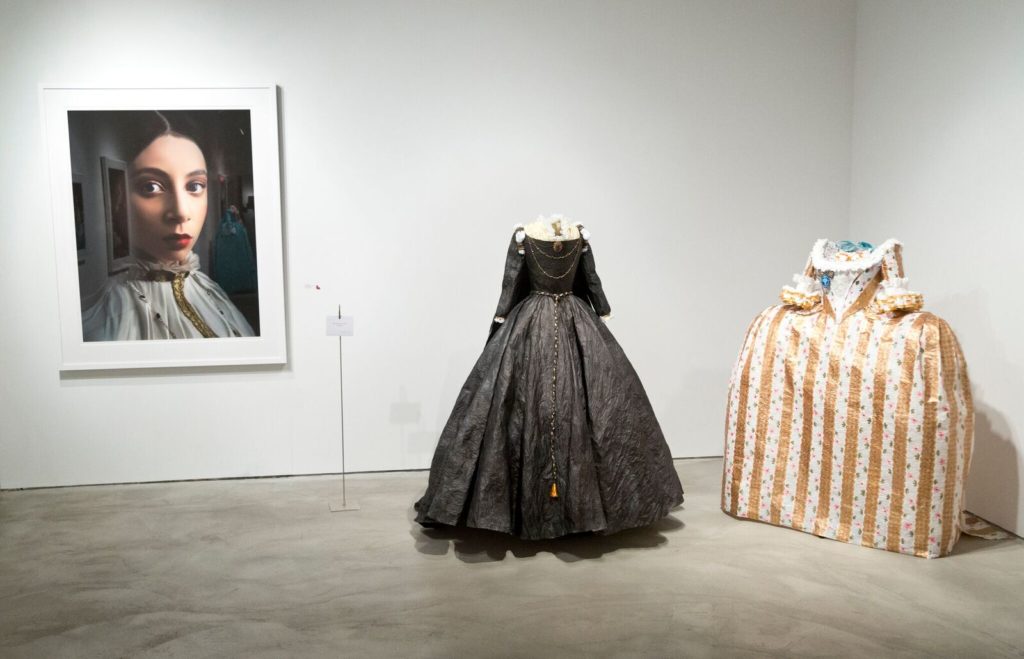 Installation view of "Fabiola Jean-Louis: Re-writing History." Image courtesy Alan Avery Art Gallery. 