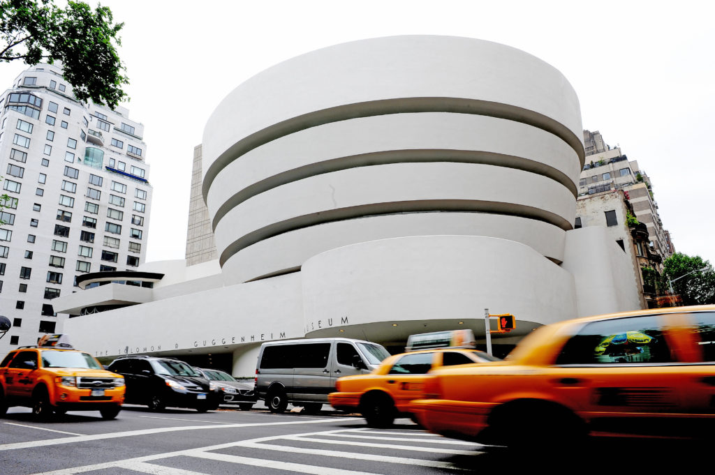 The Guggenheim Museum in New York. Photo credit: STAN HONDA/AFP/Getty Images.