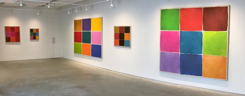 "Ray Parker: The Nines," installation view. Photo courtesy of Washburn Gallery.