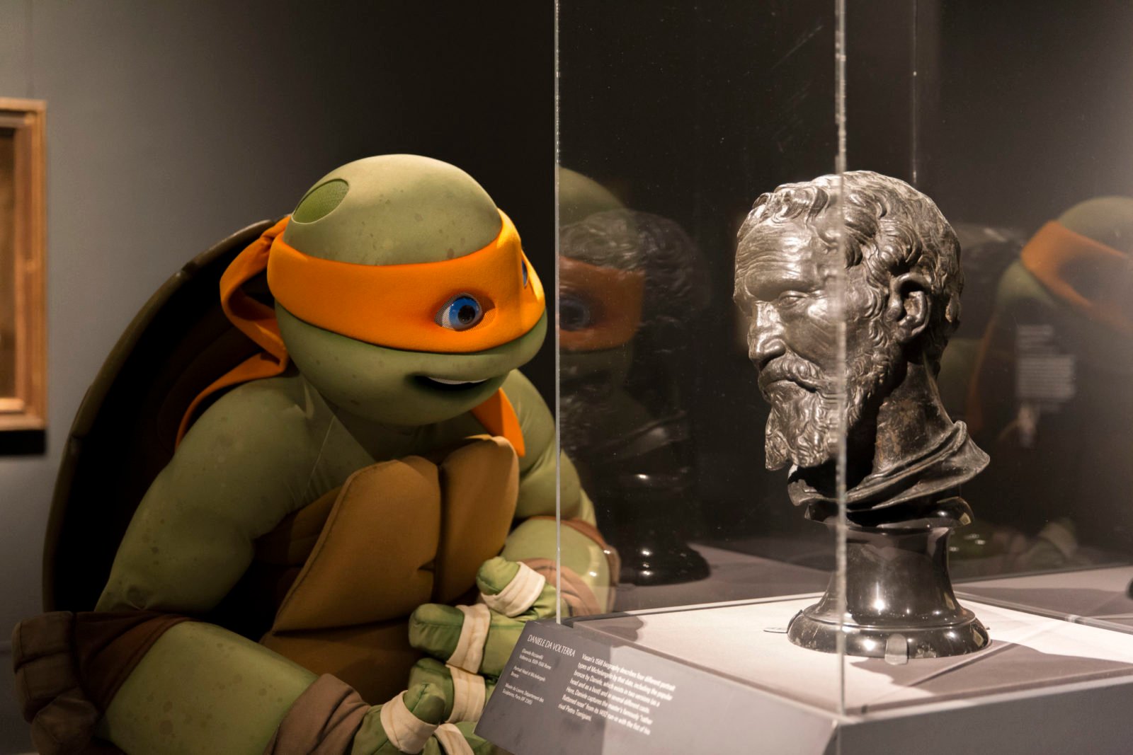 Michelangelo Meets Michelangelo: The Famed Ninja Turtle Visits the Met's  Renaissance Blockbuster