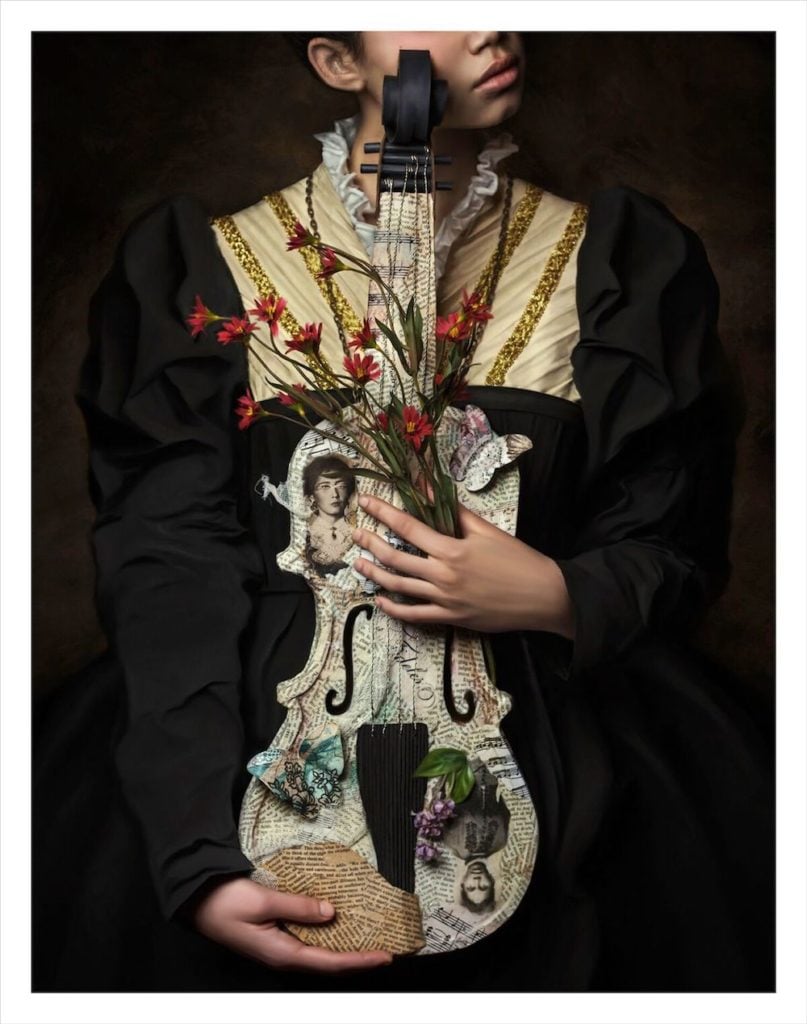 Fabiola Jean-Louis, <em>Violin of the Dead</em>. Image courtesy Alan Avery Art Gallery. 