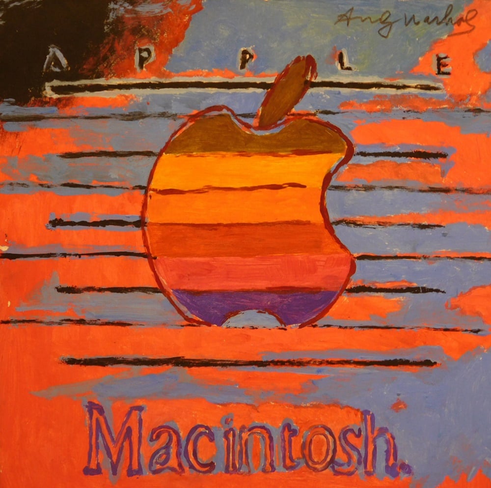 Andy Warhol, Macintosh Courtesy Woodshed Auctions.