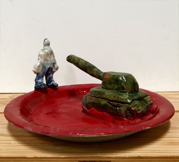 Wanxin Zhang, Tankman Study (2006). Image courtesy Catharine Clark Gallery.