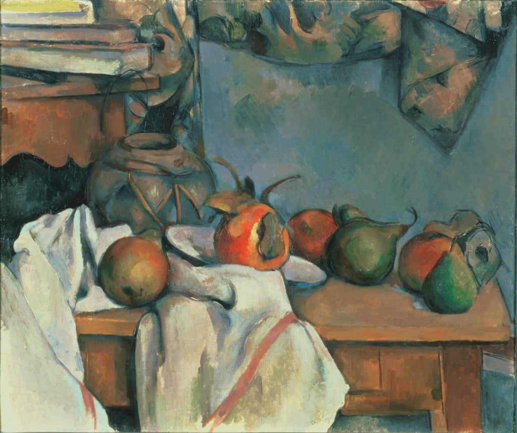 Paul Cézanne, <em>Ginger Pot with Pomegranate and Pears</em> (1893). Courtesy of the Phillips Collection, Washington, DC.