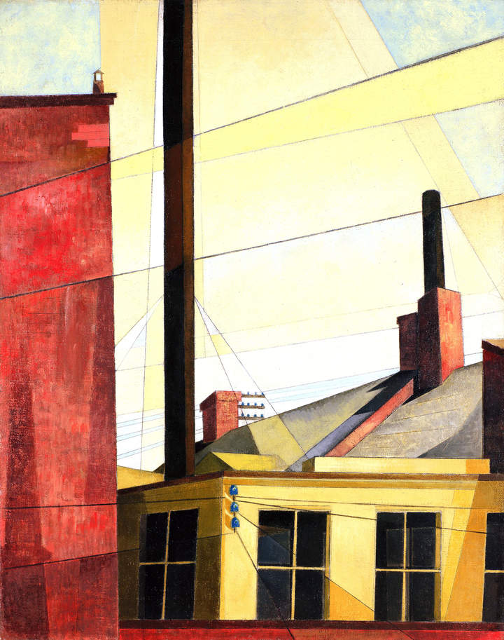 Charles Demuth's From the Garden of the Chateau (1921). Courtesy of the Fine Art Museums of San Francisco.