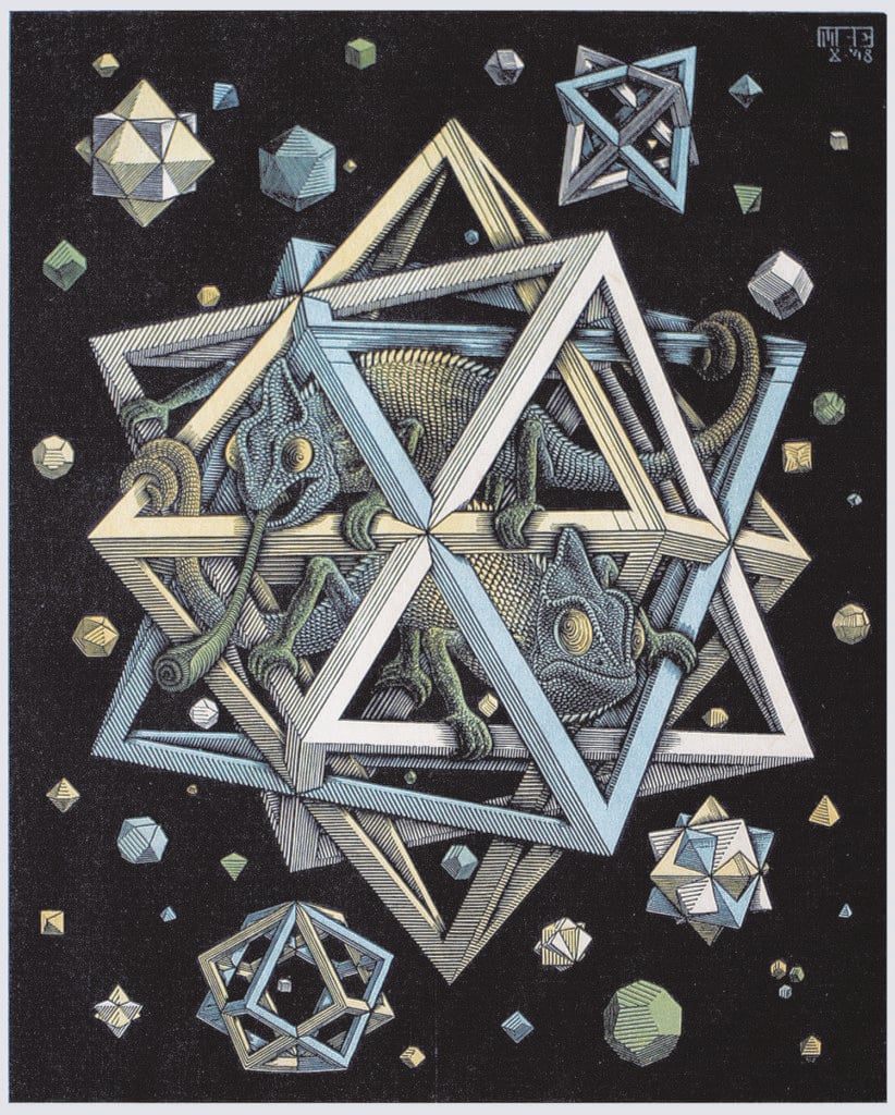 M.C. Escher, <em>Stars</em>. ©2018 the M.C. Escher Company.