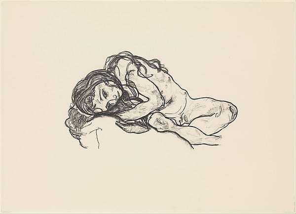 Egon Schiele, Girl (1918), donated to the Met by Scofield Thayer. Courtesy of the Metropolitan Museum of Art.