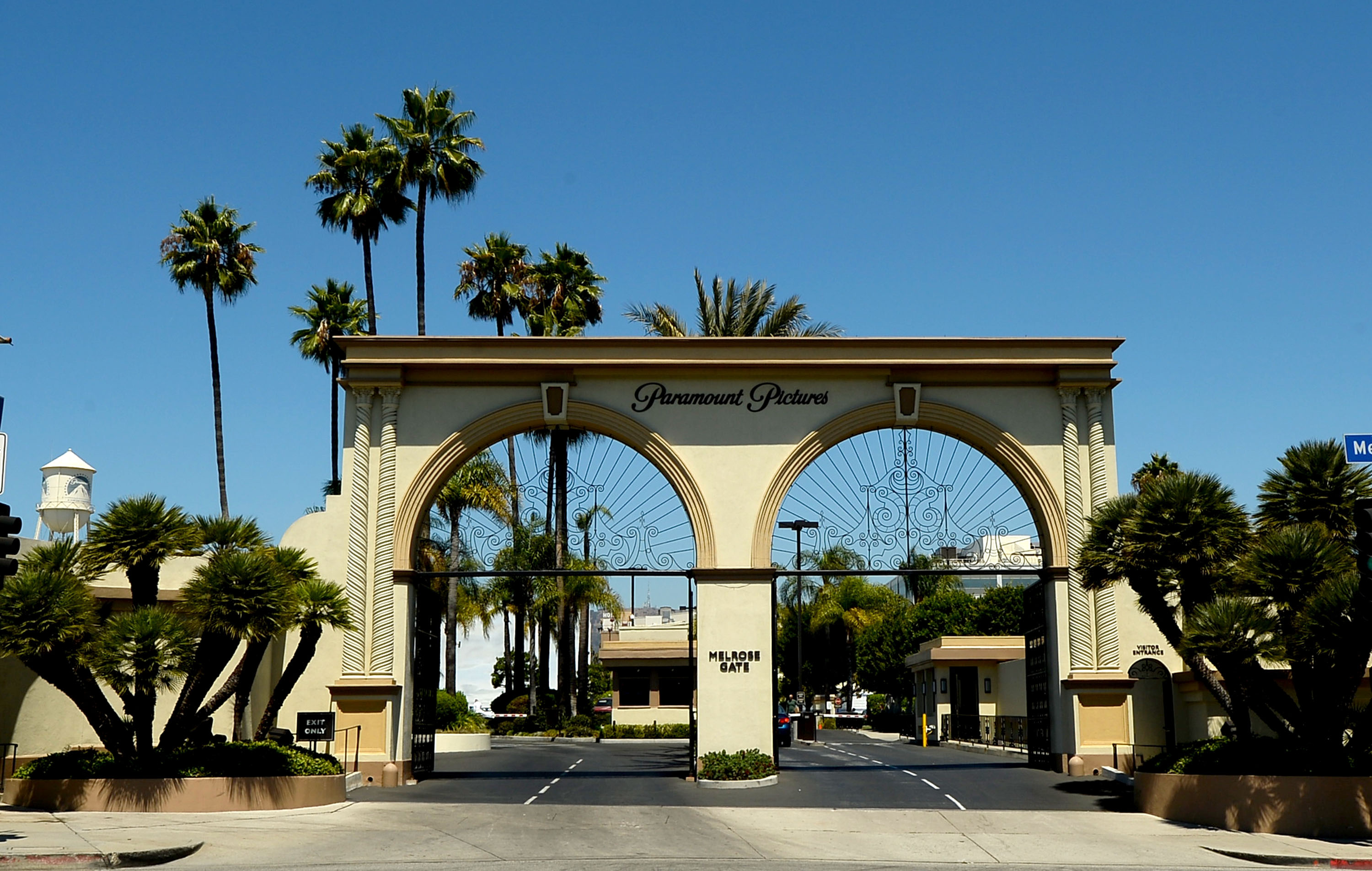 The entrance of Paramount Studios in Hollywood, California. Photo by Mark Davis/Getty Images.