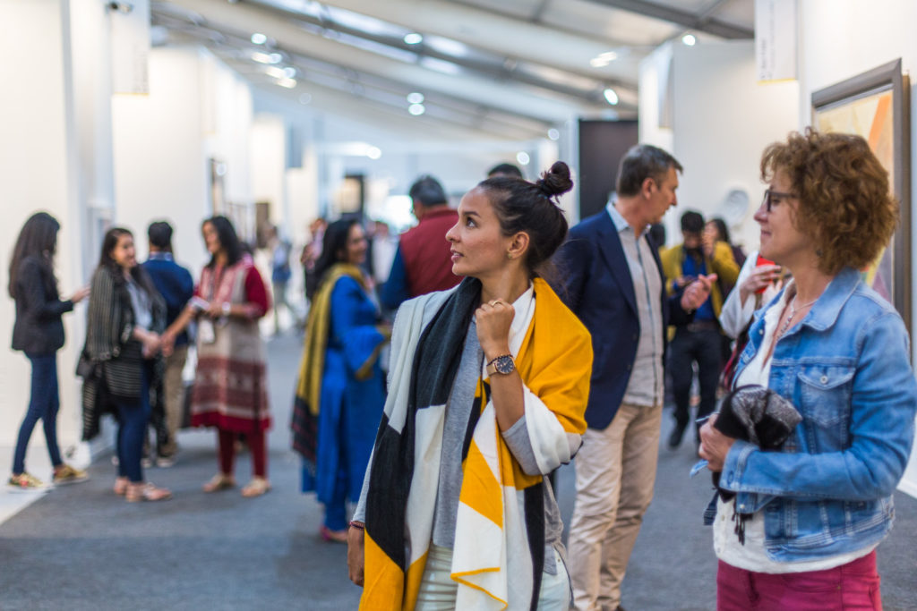 The India Art Fair 2018. © Andy Barnham.