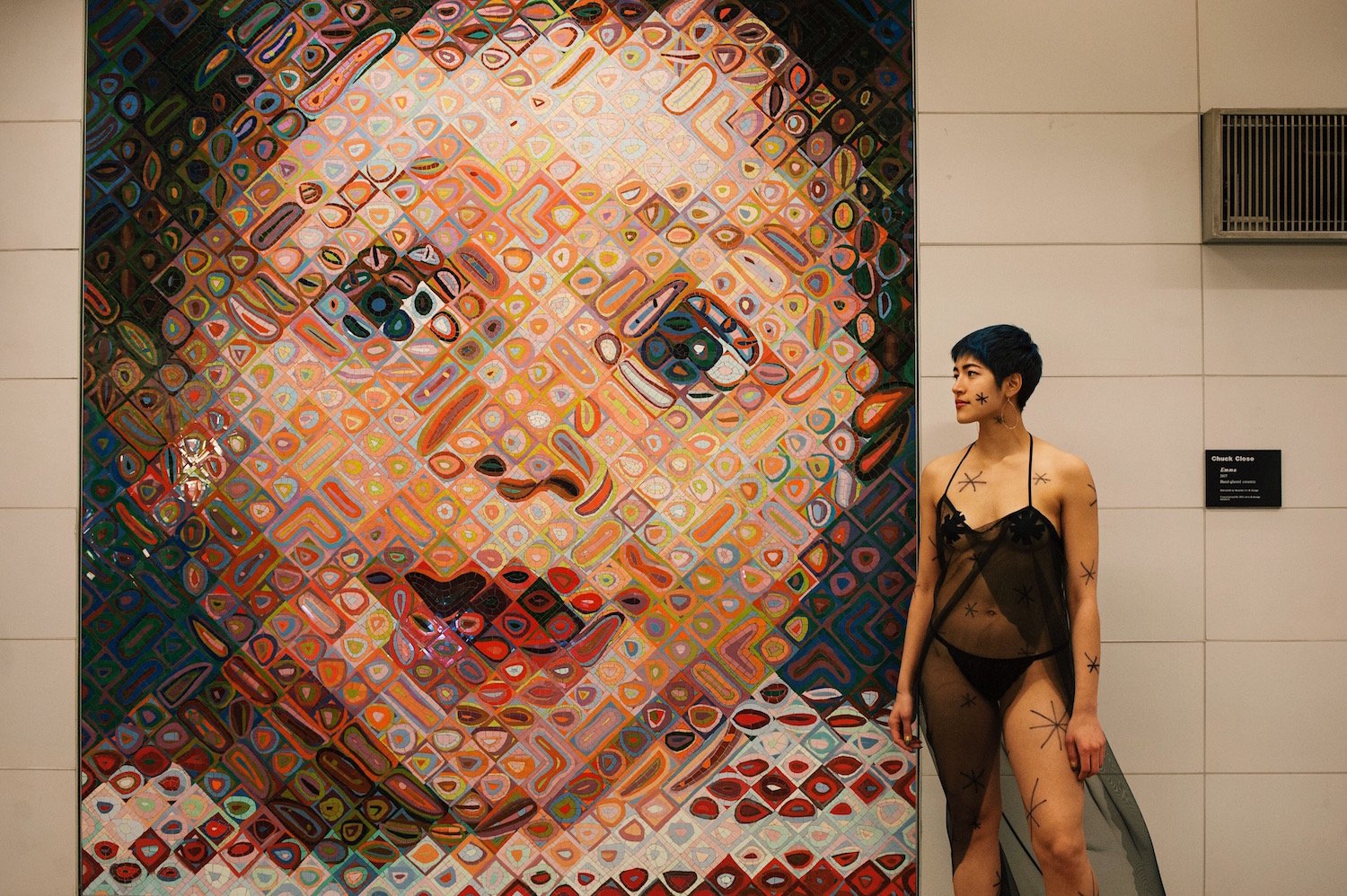 Artist Emma Sulkowicz Wore Asterisks—and Little Else—to Protest Chuck Close...