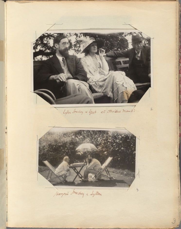 A page from one of Virginia Woolf's personal scrapbooks. Courtesy of the Harvard Library.